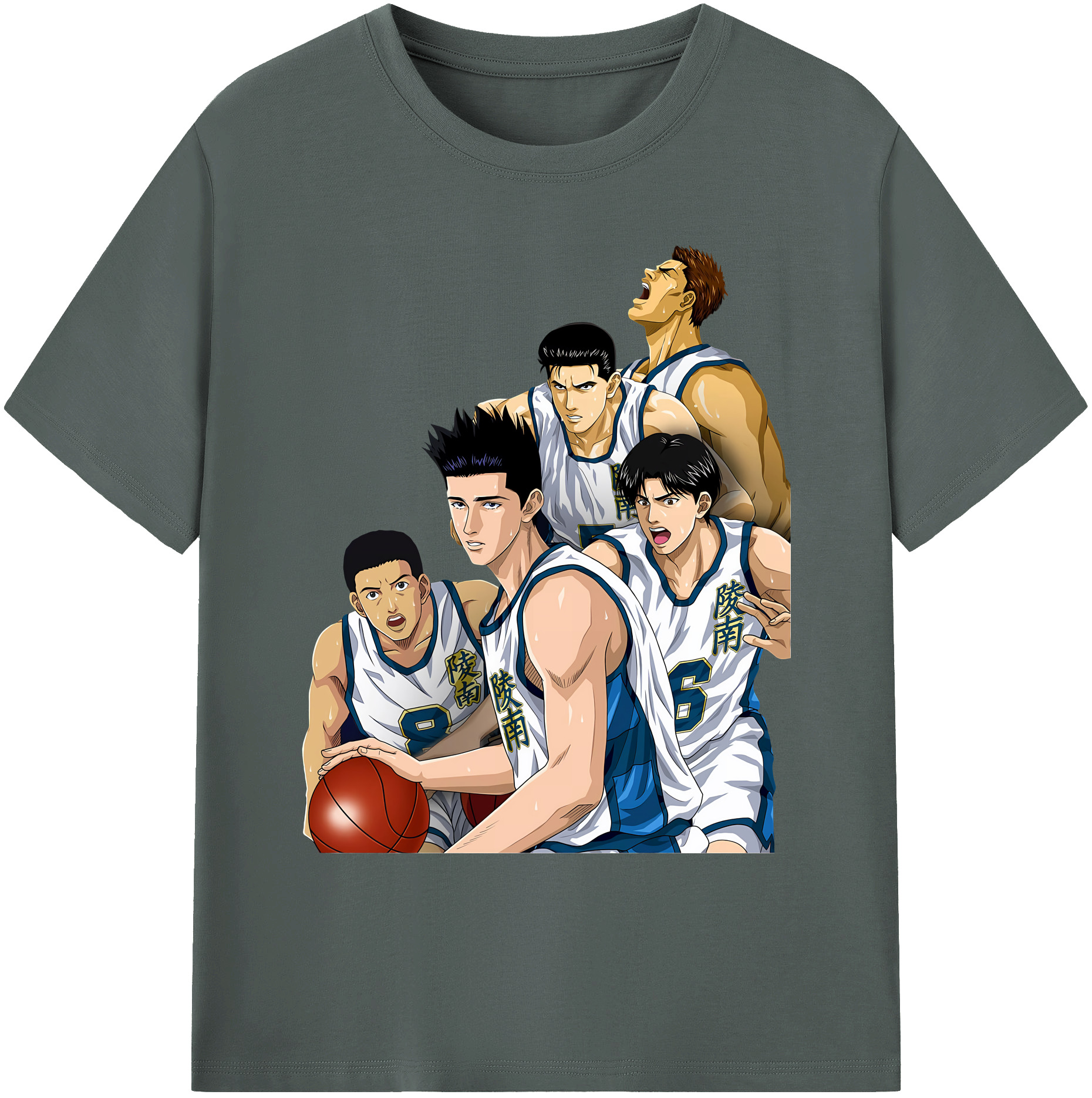 （画像用） SLAM DUNK／スラムダンク 綿100％ メンズ半袖Tシャツ｜肌触りやわらか＆通気性